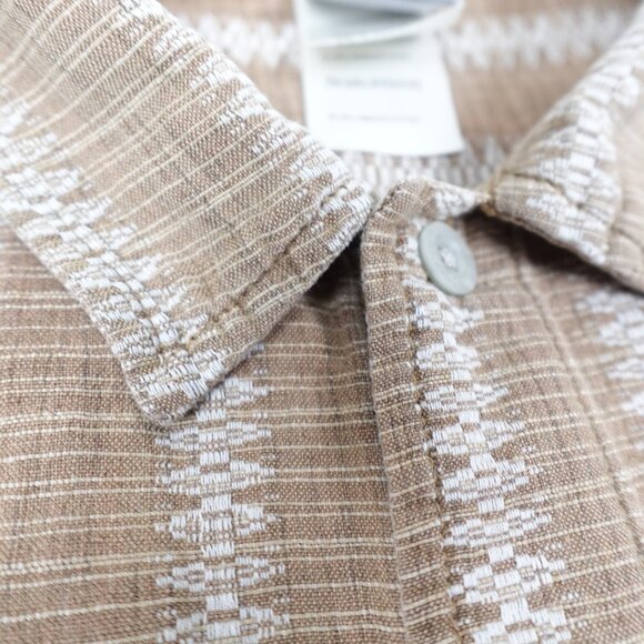 The North Face Linen Cotton A5 Series Shirt Men's Medium Lightweight Button Up - Picture 7 of 9